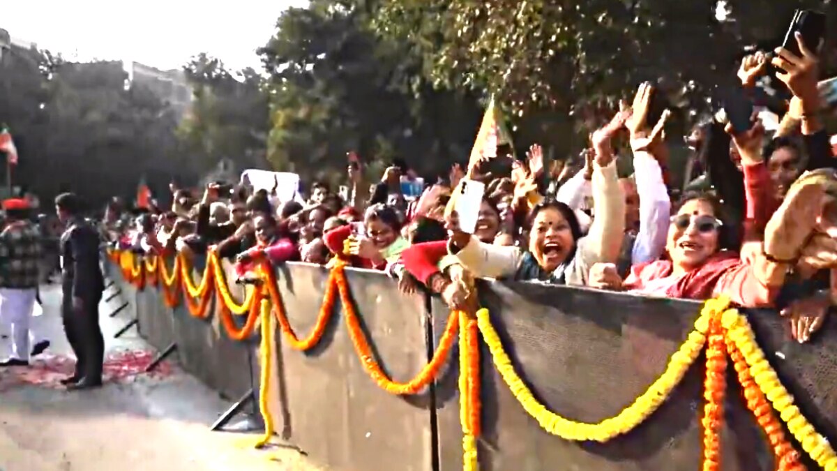 राष्ट्रीय कार्यकारिणी से पहले रोड शो 