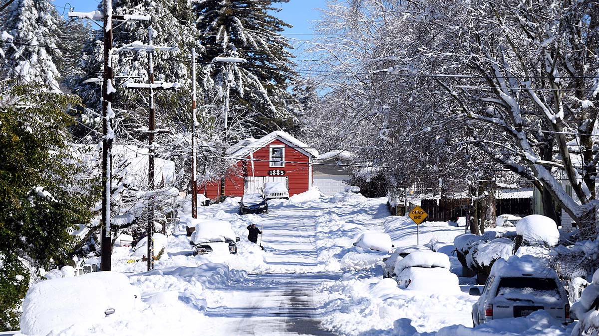 California Blizzard Snow Storm