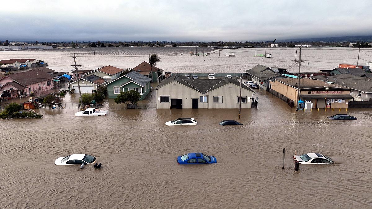 California Flood Swimming Pool