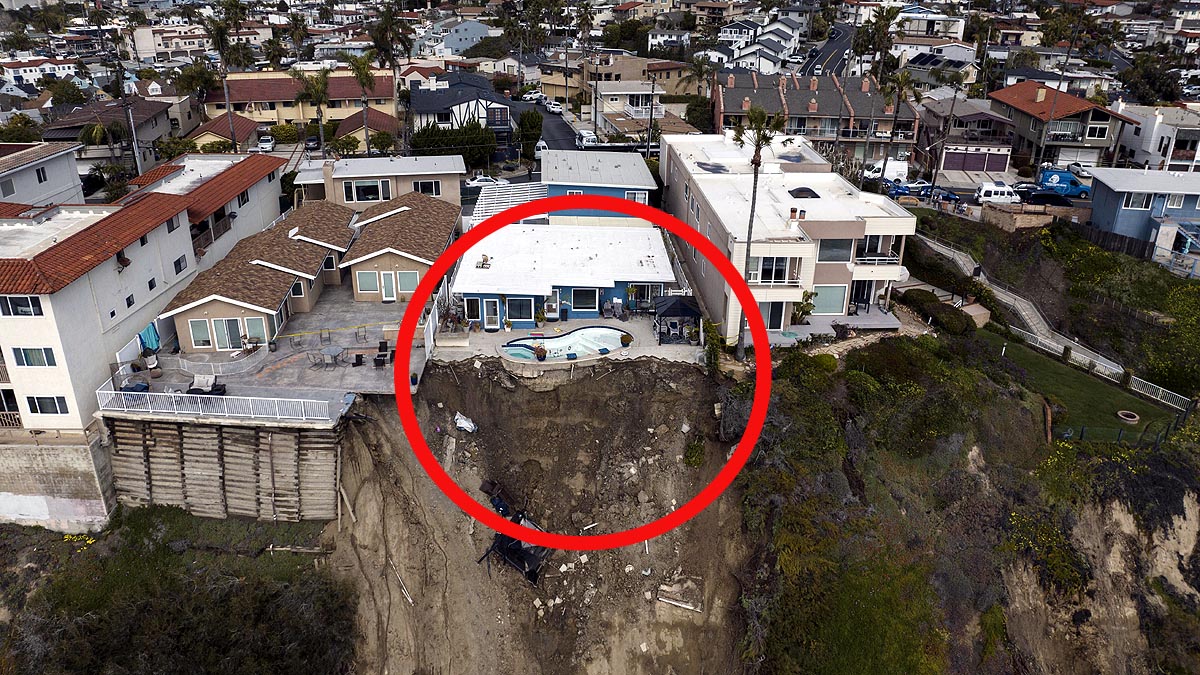 California Flood Swimming Pool