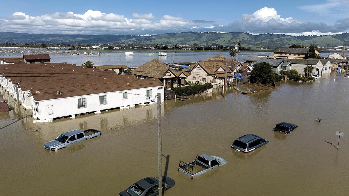 California Flood Swimming Pool