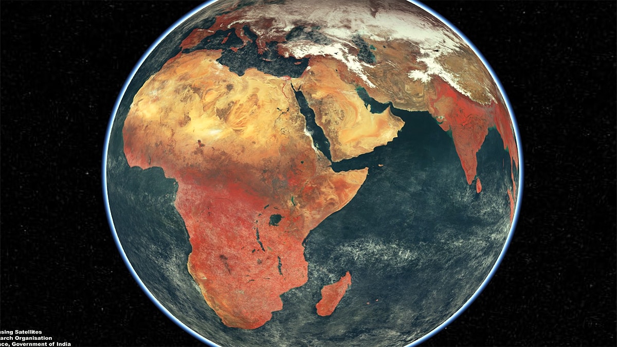 ISRO EOS-6 World Map