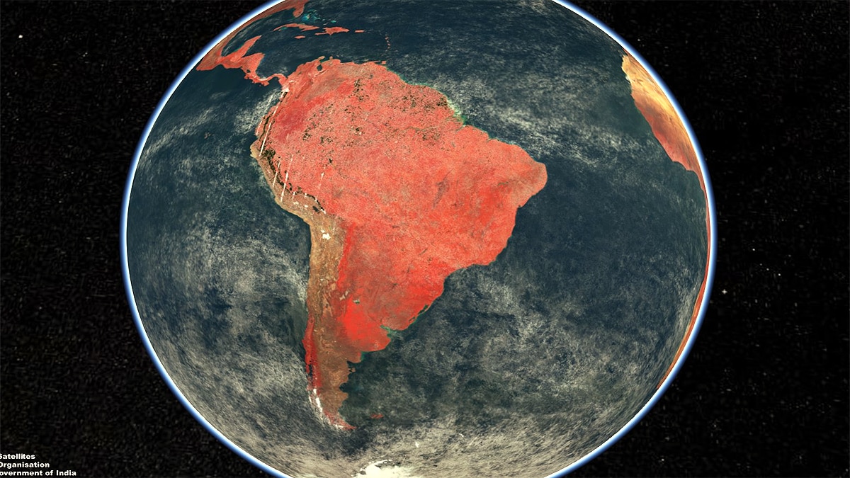 ISRO EOS-6 World Map