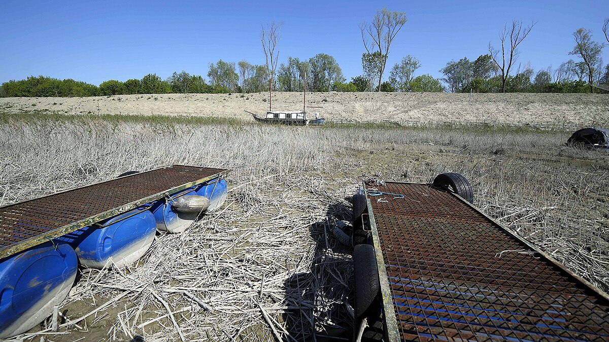 Italy's Largest River Dried Up