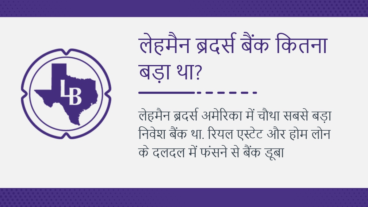 लेहमैन ब्रदर्स बैंक के बारे में 