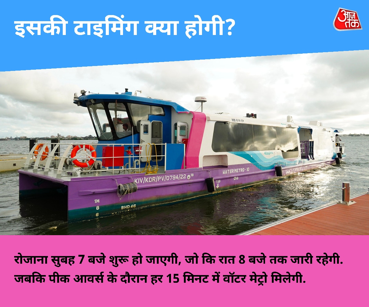 ये होगा वॉटर मेट्रो का किराया
