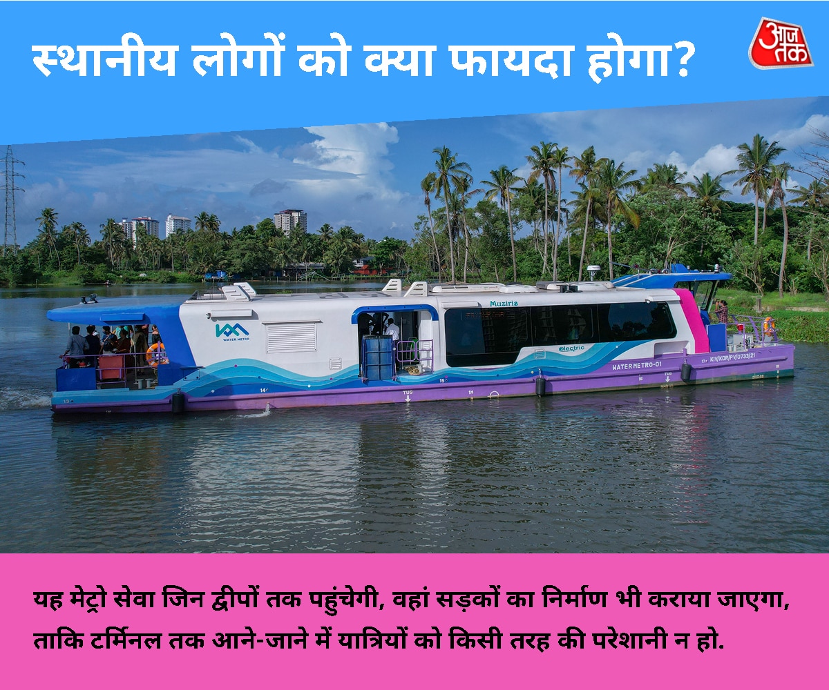 फिलहाल 23 वाटर बोट्स और 14 टर्मिनल तैयार