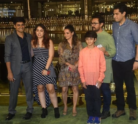 आमिर खान पूरे परिवार के साथ पहुंचे NMACC