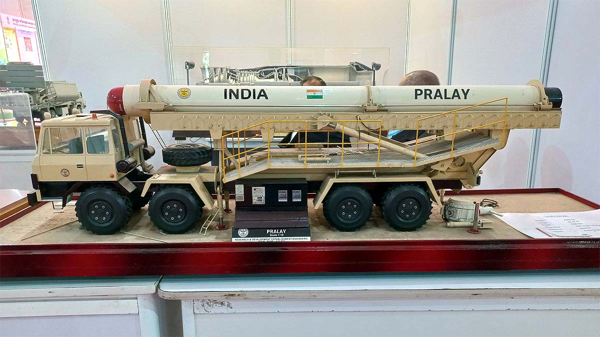 Indian Rocket Force Pralay Missile