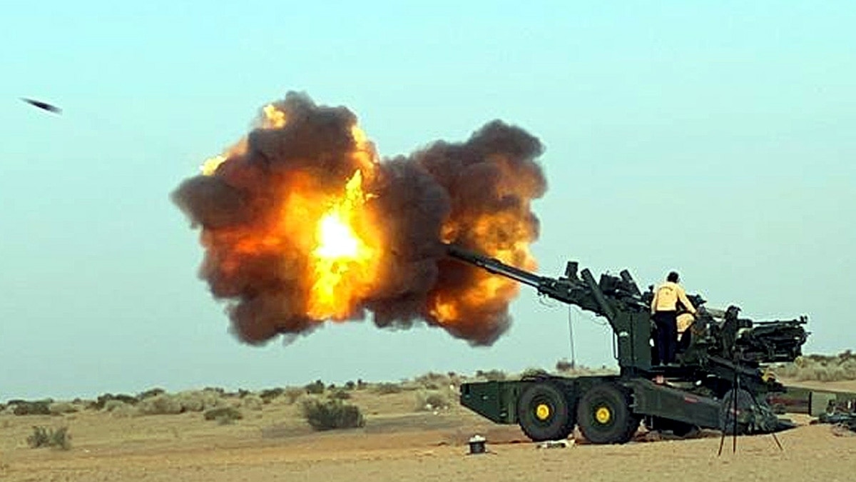 Indian Army ATAGS Howitzer