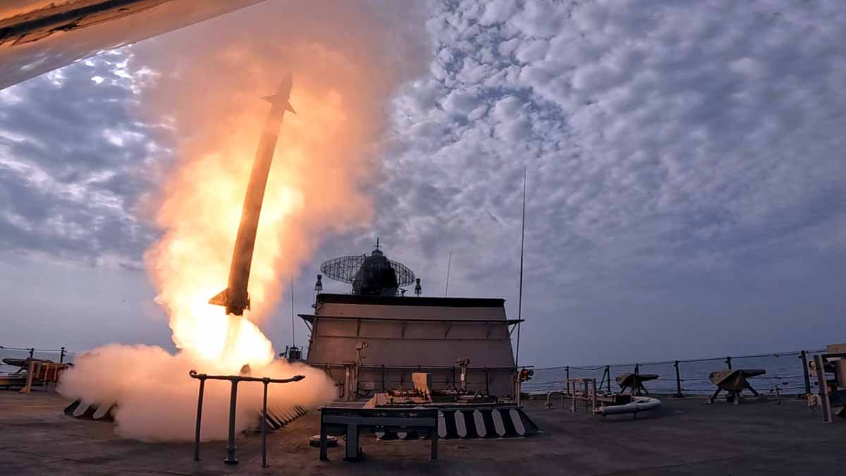 Barak-8 Missile INS Mormugao