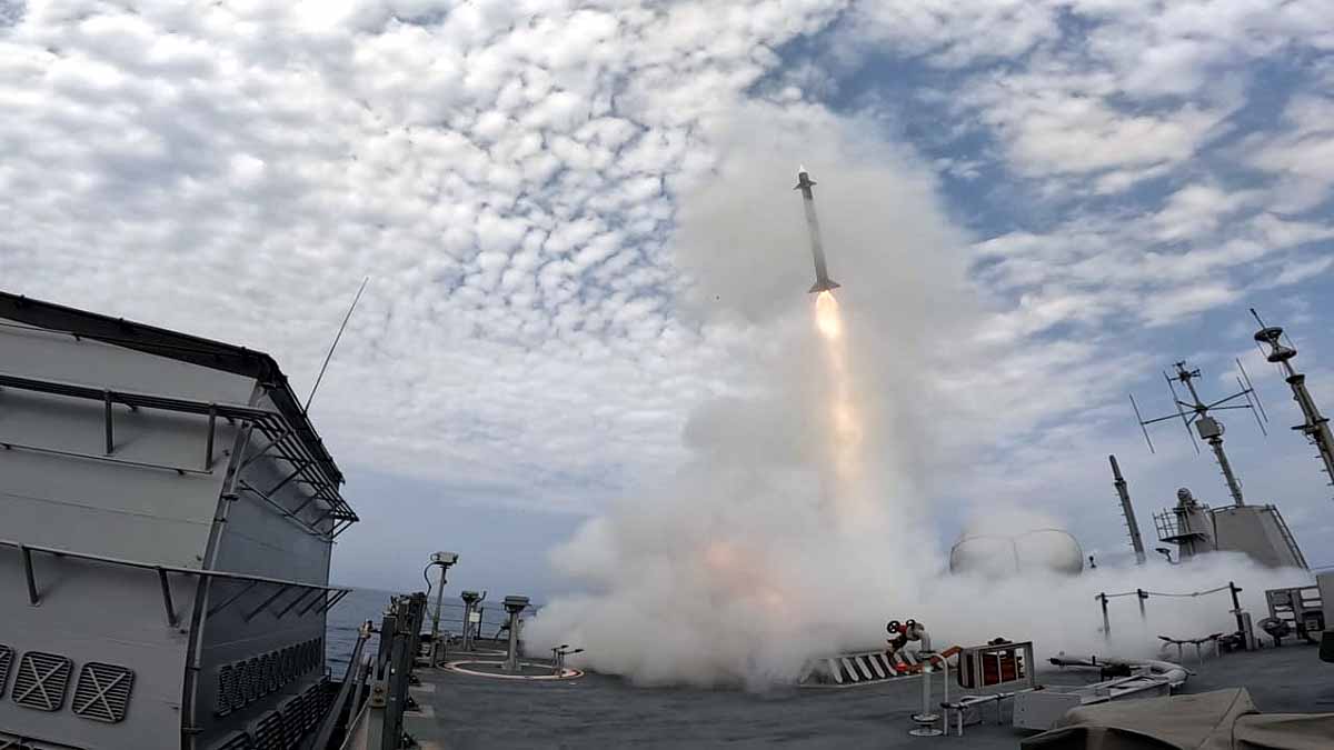Barak-8 Missile INS Mormugao