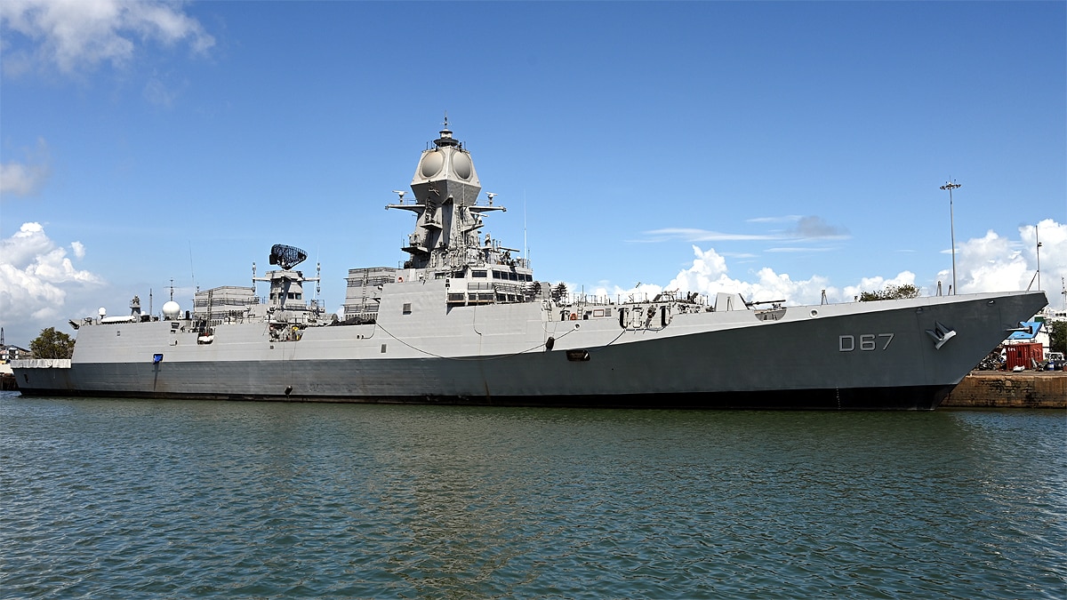 Barak-8 Missile INS Mormugao