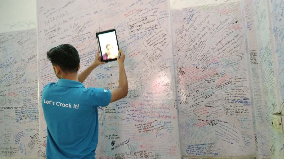 NEET JEE aspirants write wishes on temple wall 9