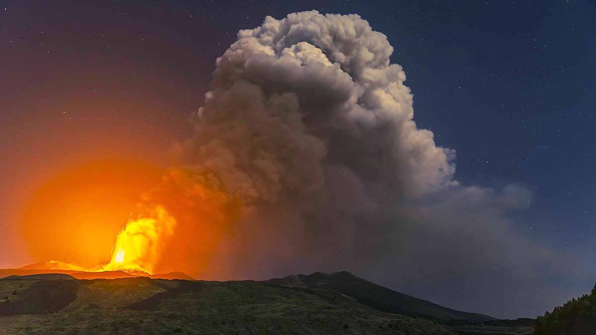 Mount Etna Eruption