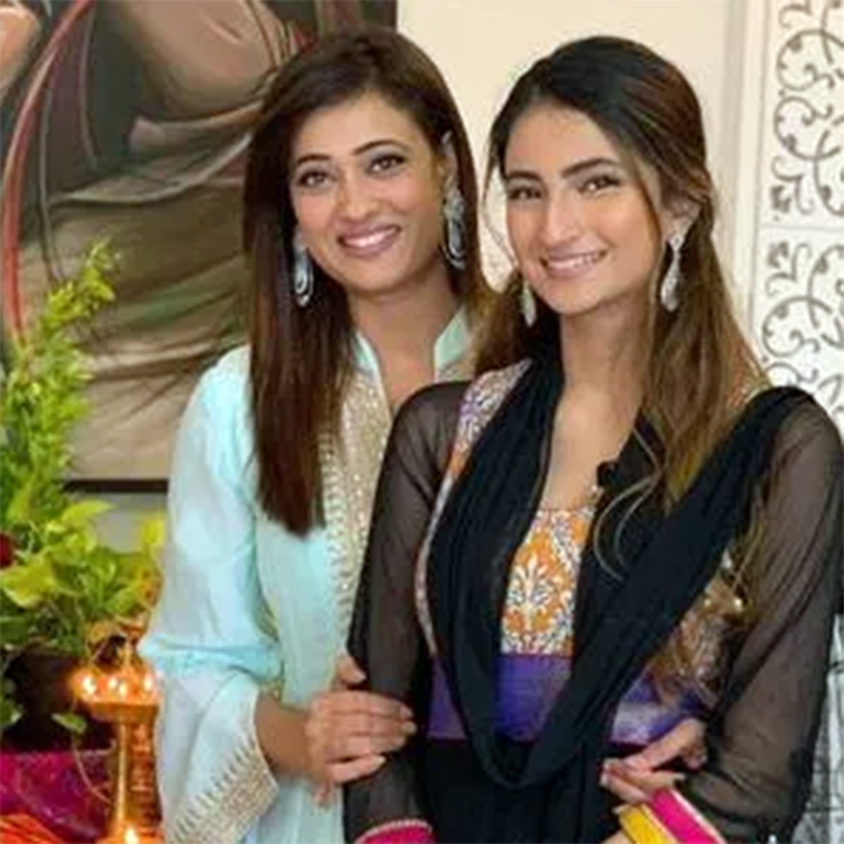 श्वेता तिवारी, पलक तिवारी, राजा चौधरी