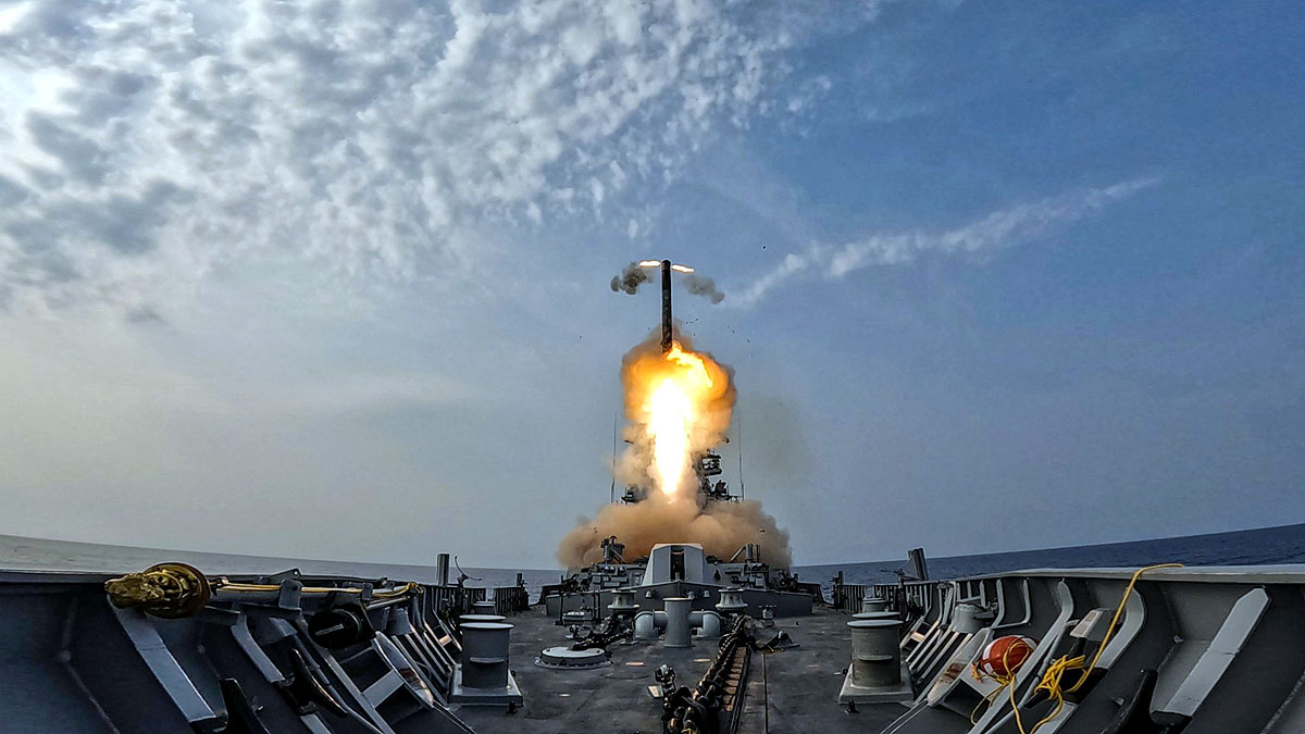 INS Mormugao Brahmos Missile