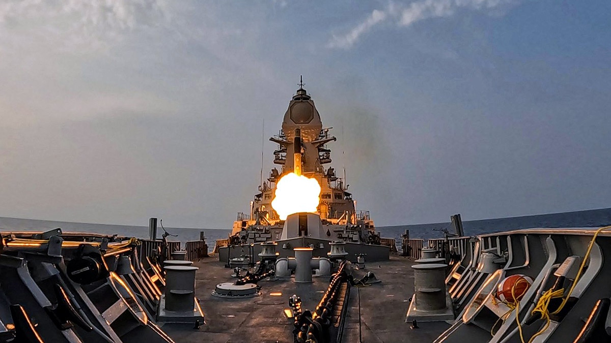 INS Mormugao Brahmos Missile