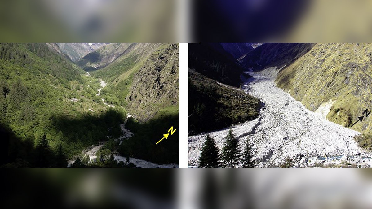 Kedarnath Disaster Before & After
