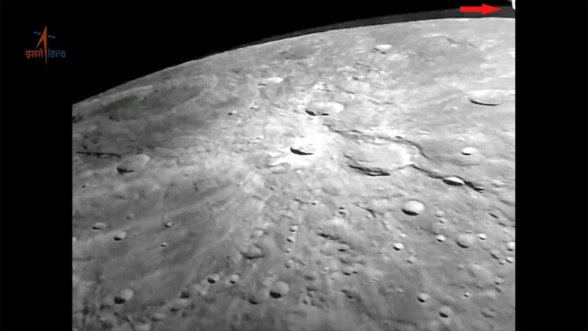 Chandrayaan-3 Lander Camera Image