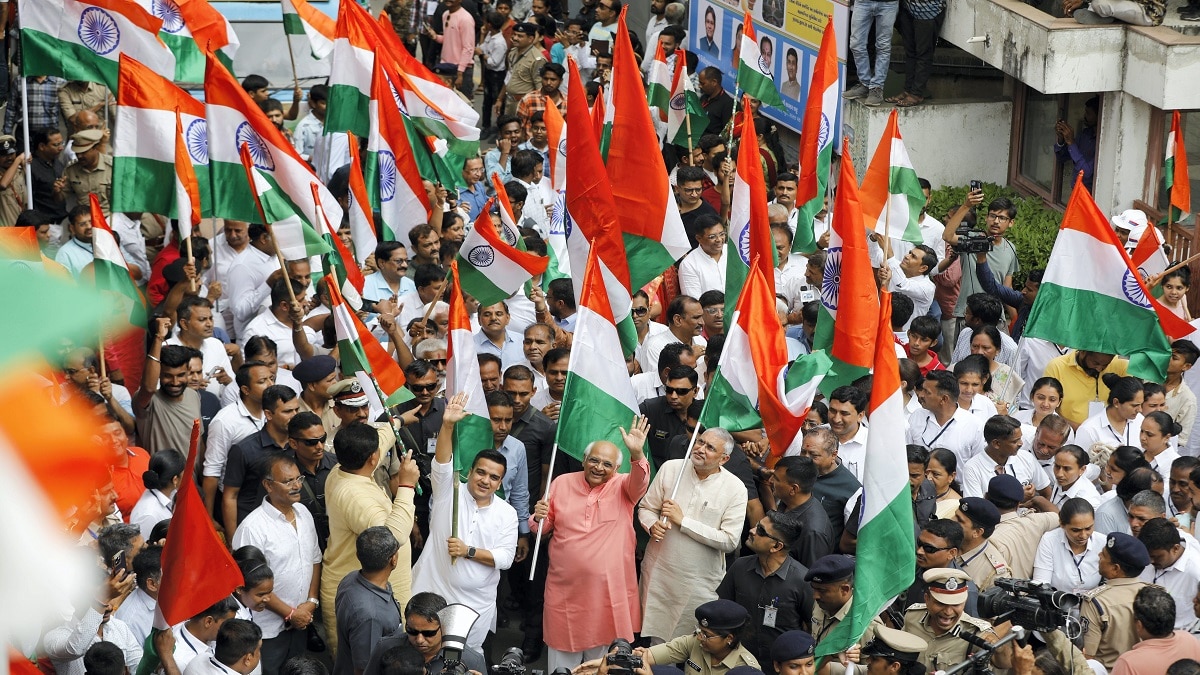 स्वतंत्रता दिवस बधाई संदेश (Image: PTI)