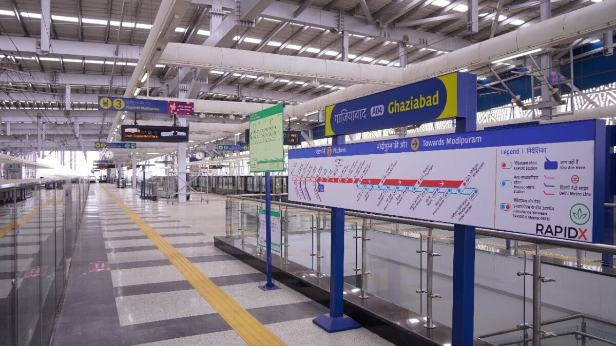 sahibabad to duhai rrts route map