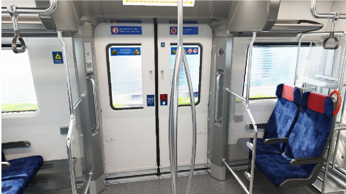 Rapid X Train Inside Photos