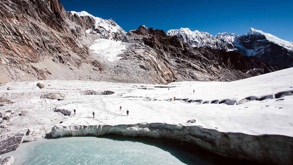GLOF Glacial Lake Flood