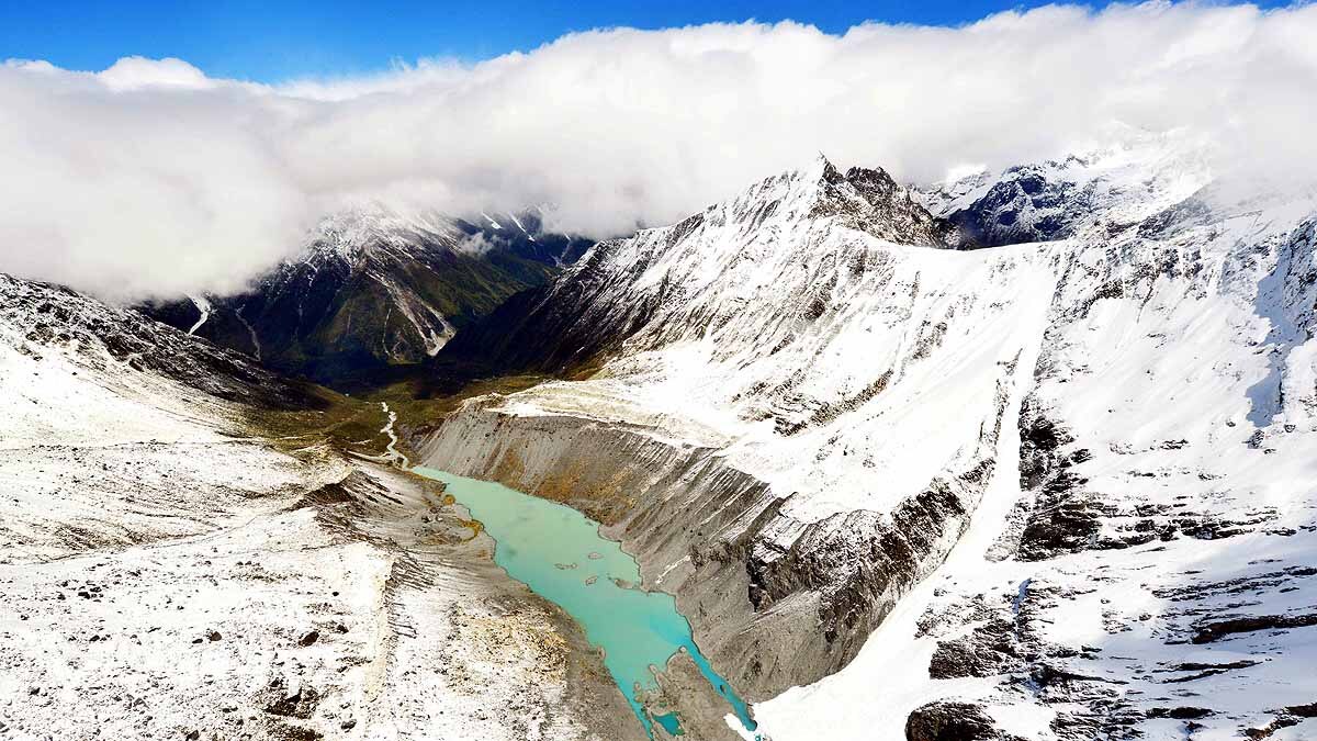 GLOF Glacial Lake Flood