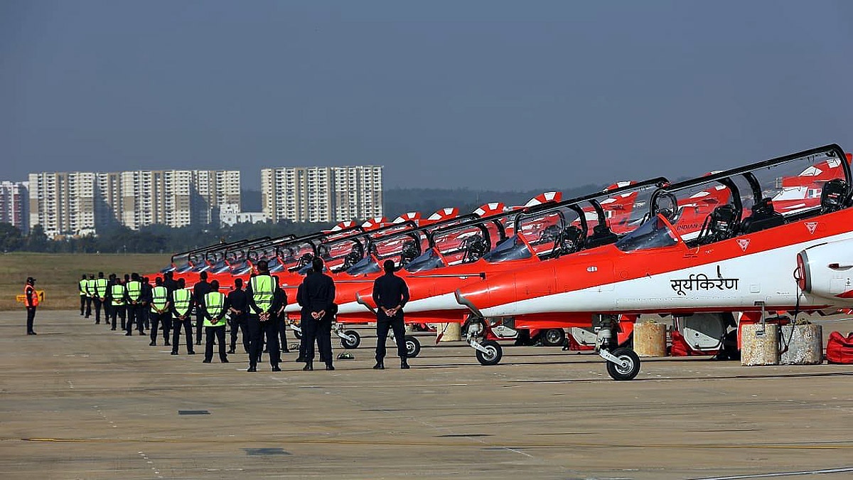 World Cup Final Suryakiran Aerobatics