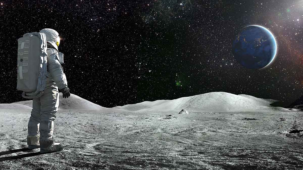 Indian Astronauts on Moon