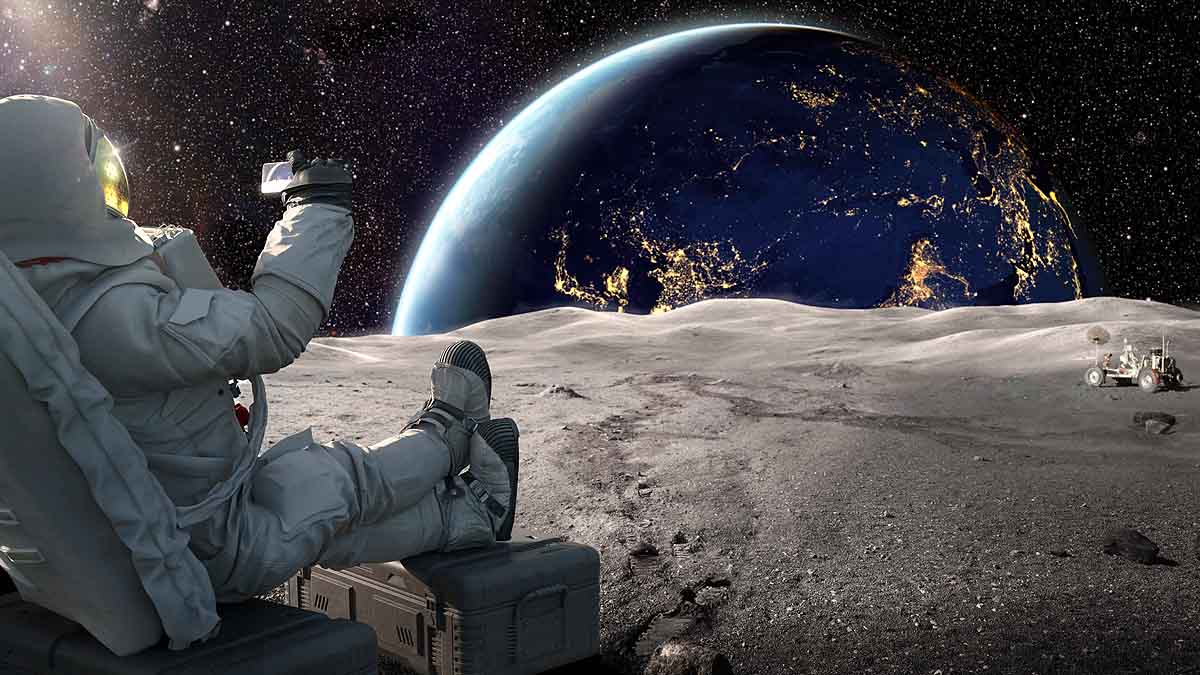 Indian Astronauts on Moon