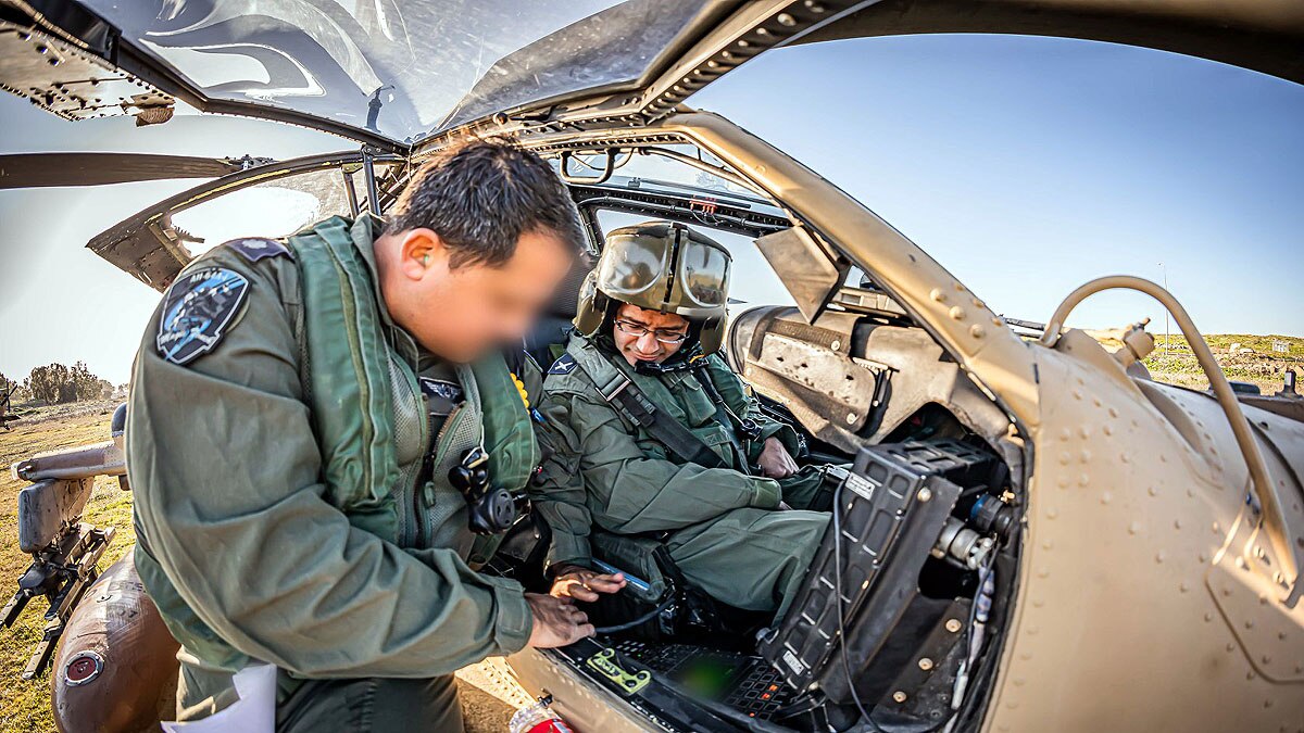 Israeli Air Force Combat Helicopter