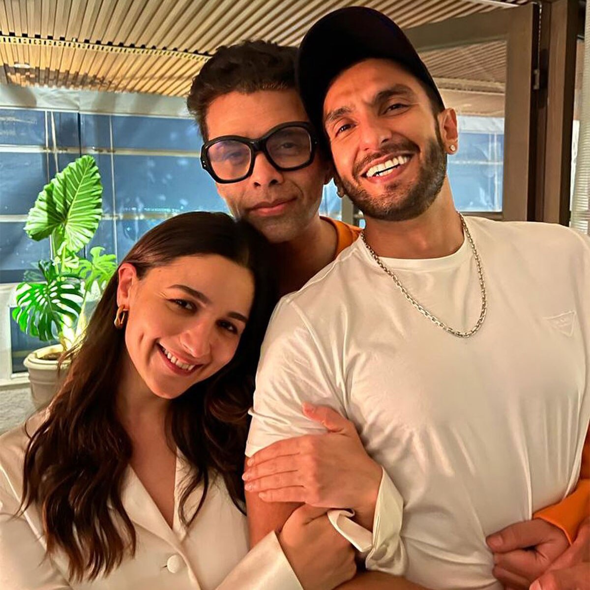 आलिया भट्ट, करण जौहर, रणवीर सिंह 