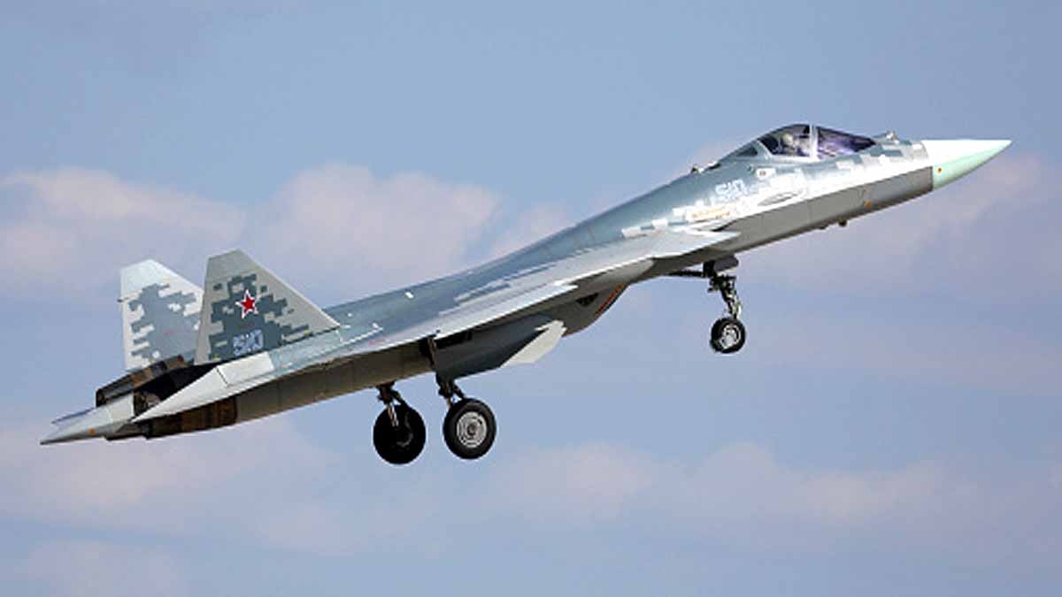 Russian Su-57 Fighter Jet