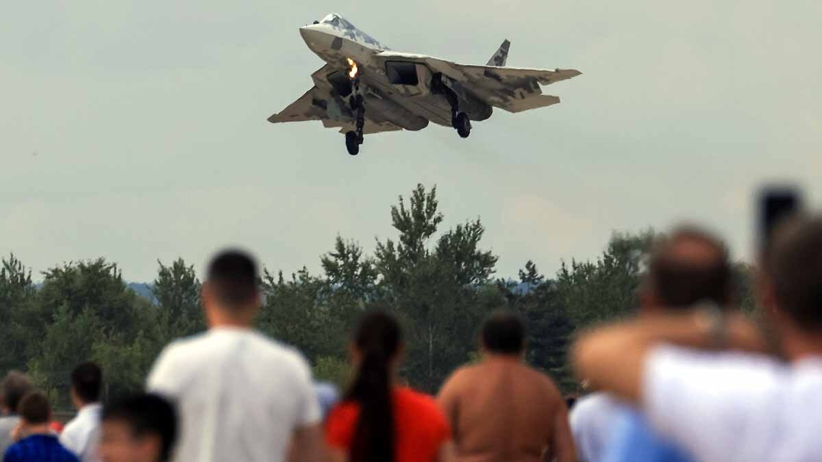 Russian Su-57 Fighter Jet