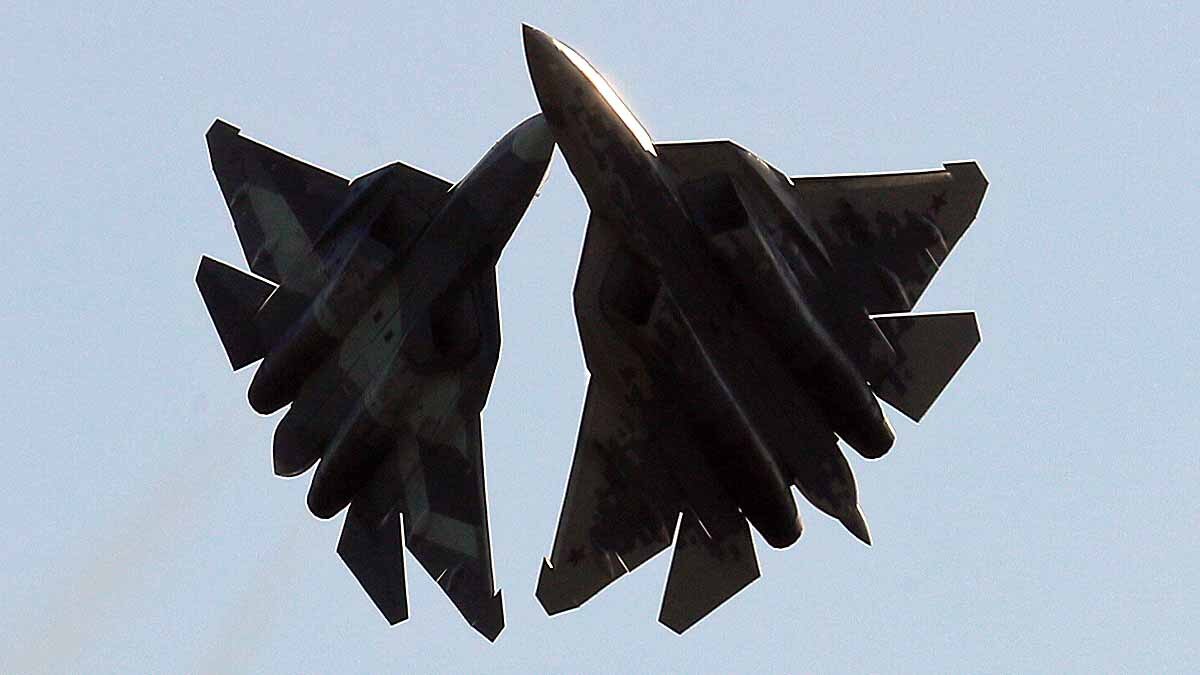 Russian Su-57 Fighter Jet