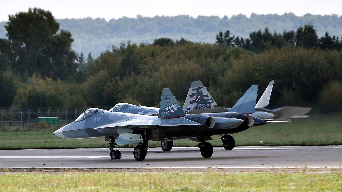 Russian Su-57 Fighter Jet
