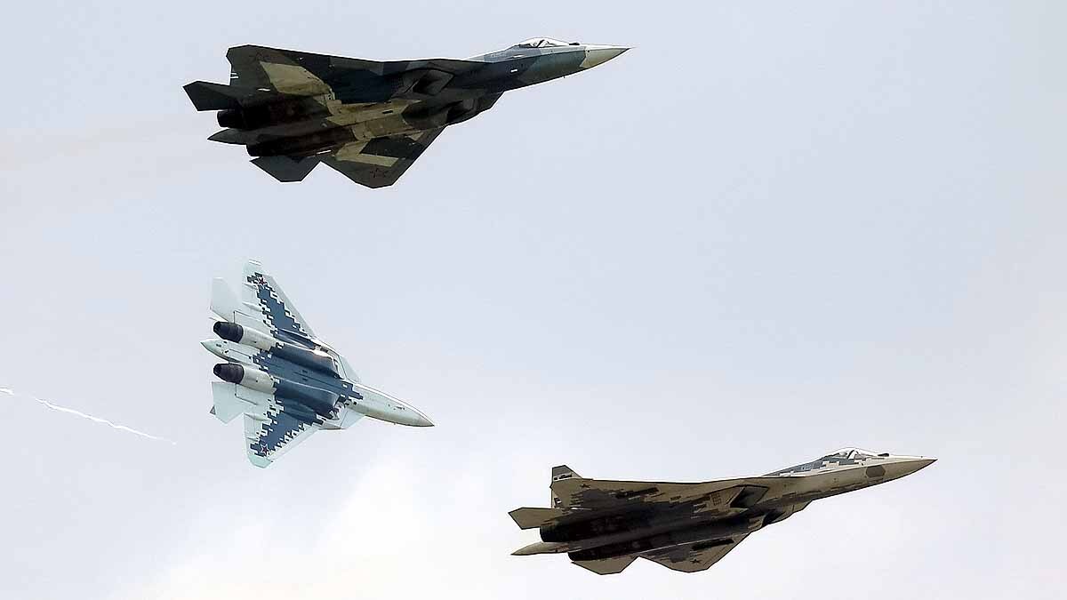 Russian Su-57 Fighter Jet