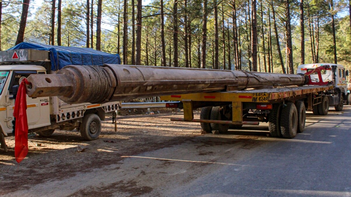  Uttarakhand Tunnel Collapse Video