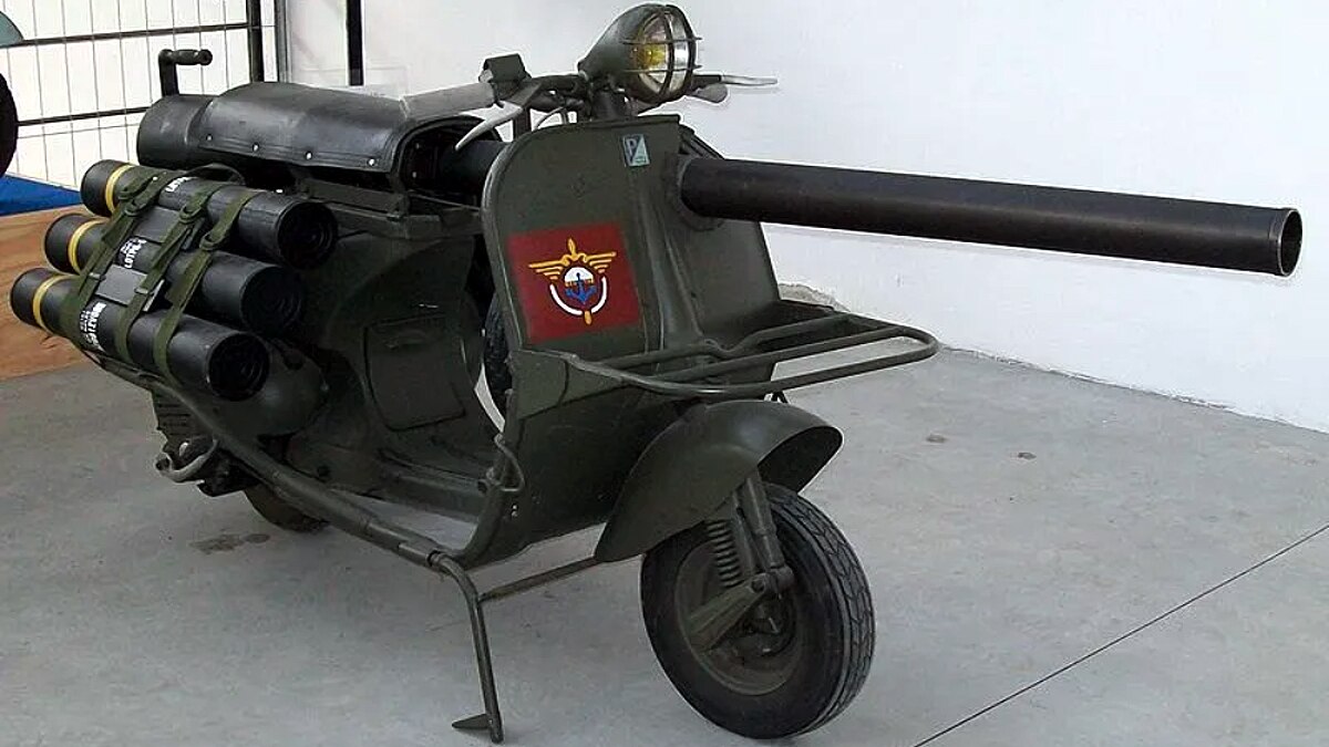 Vespa Anti-Tank Scooter