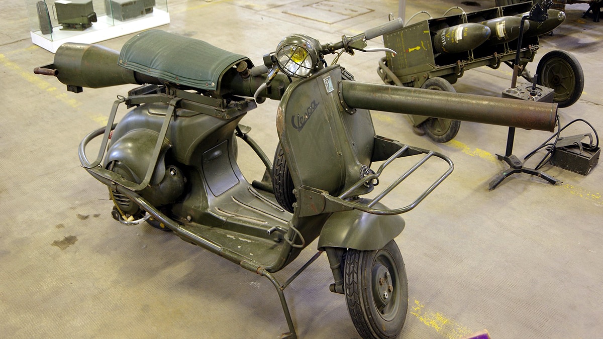 Vespa Anti-Tank Scooter