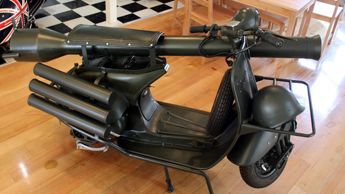 Vespa Anti-Tank Scooter