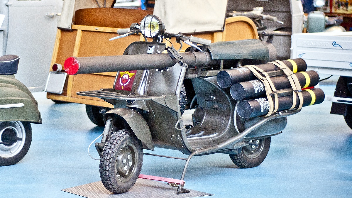 Vespa Anti-Tank Scooter