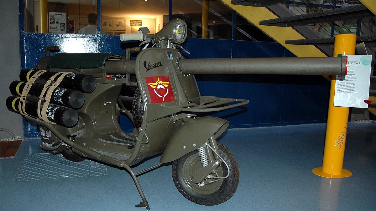 Vespa Anti-Tank Scooter