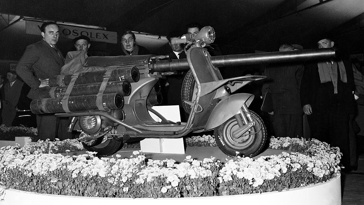 Vespa Anti-Tank Scooter