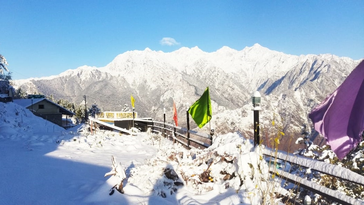 Uttarakhand snowfall