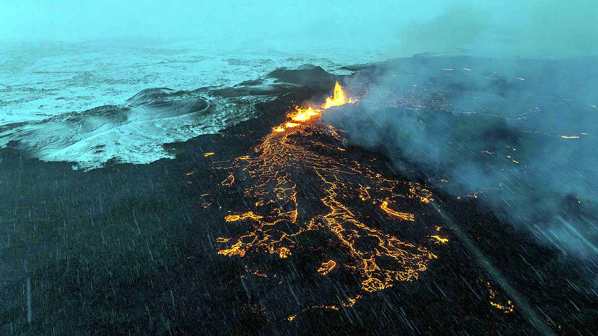 Iceland Volcano Eruption