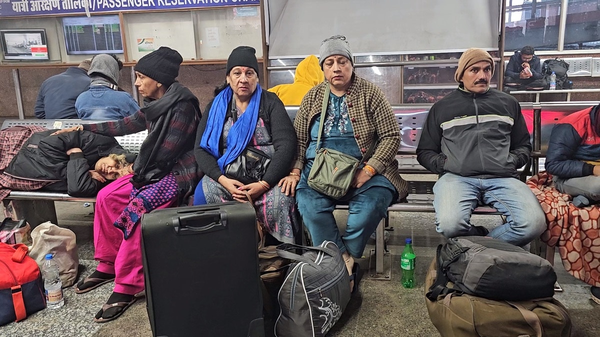 Trains late due to fog today