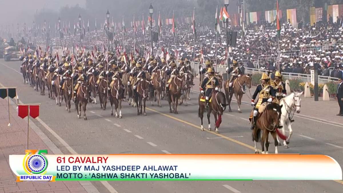 Republic Day 2024 parade 61 Calavry